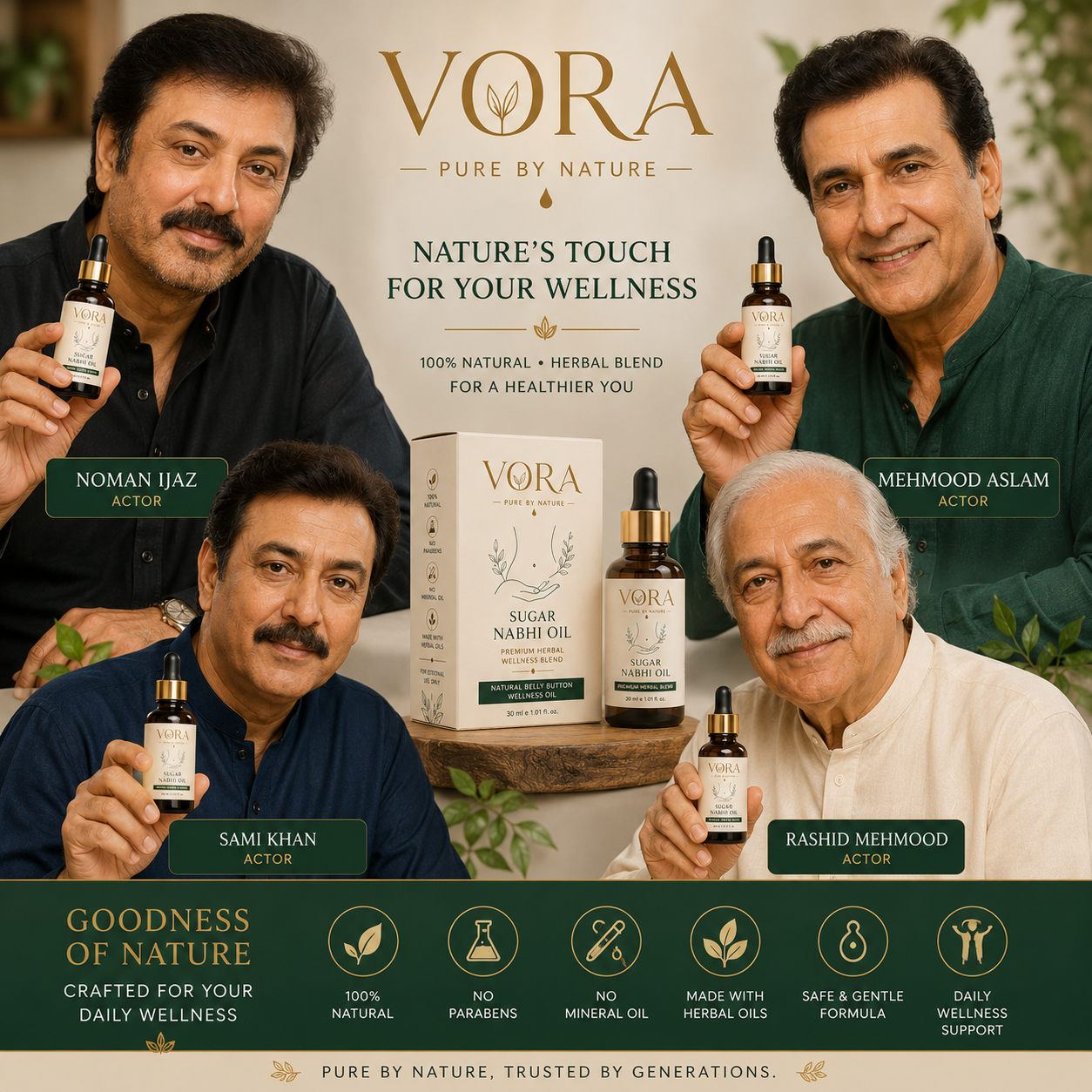 VORA HERBS Sugar Balance Nabhi Oil | Premium Herbal Wellness Blend | 30ml